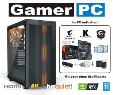 Gamer PC Intel 13600K (14x3,5GHz), GIGABYTE Z790 GAMING X AX, DDR5, 1TB SSD M.2, RTX