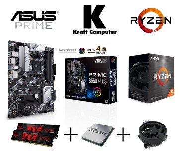 PC Bundle AMD Ryzen 5 5500 (6x4,2GHz) + MSI B550 GAMING PLUS